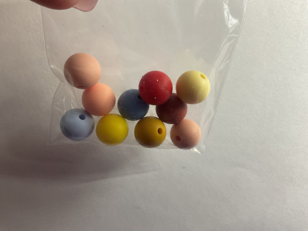 $1.50 10mm Silicone Beads