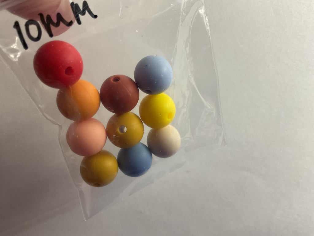 $1.50 10mm Silicone Beads