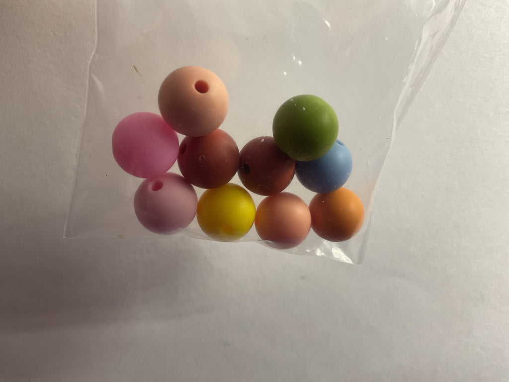 $1.50 10mm Silicone Beads