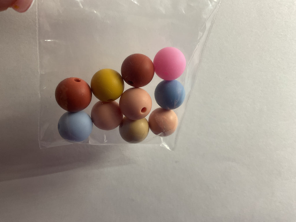 $1.50 10mm Silicone Beads