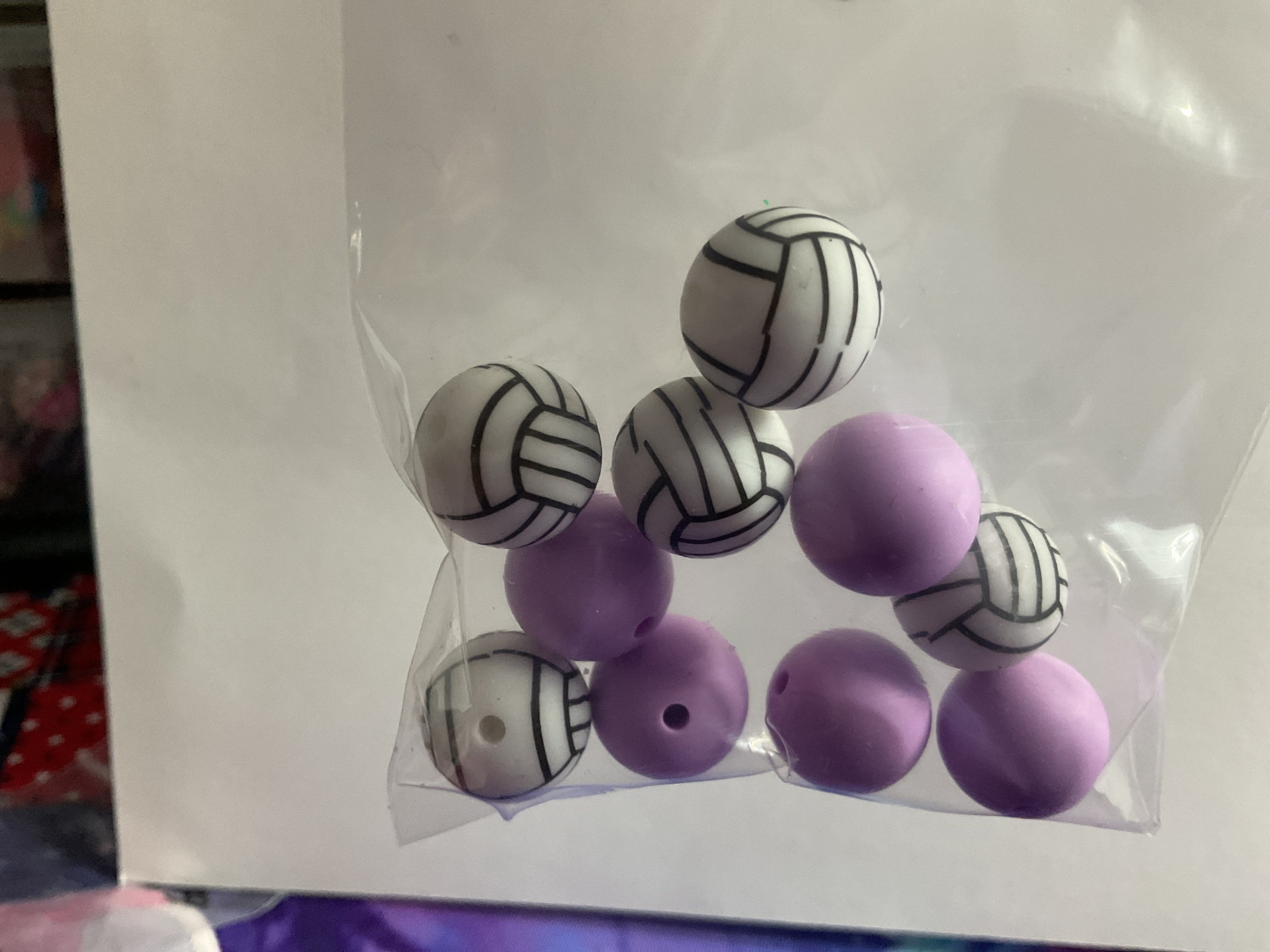 $3.00 Bags Of 14/16mm Silicone Beads