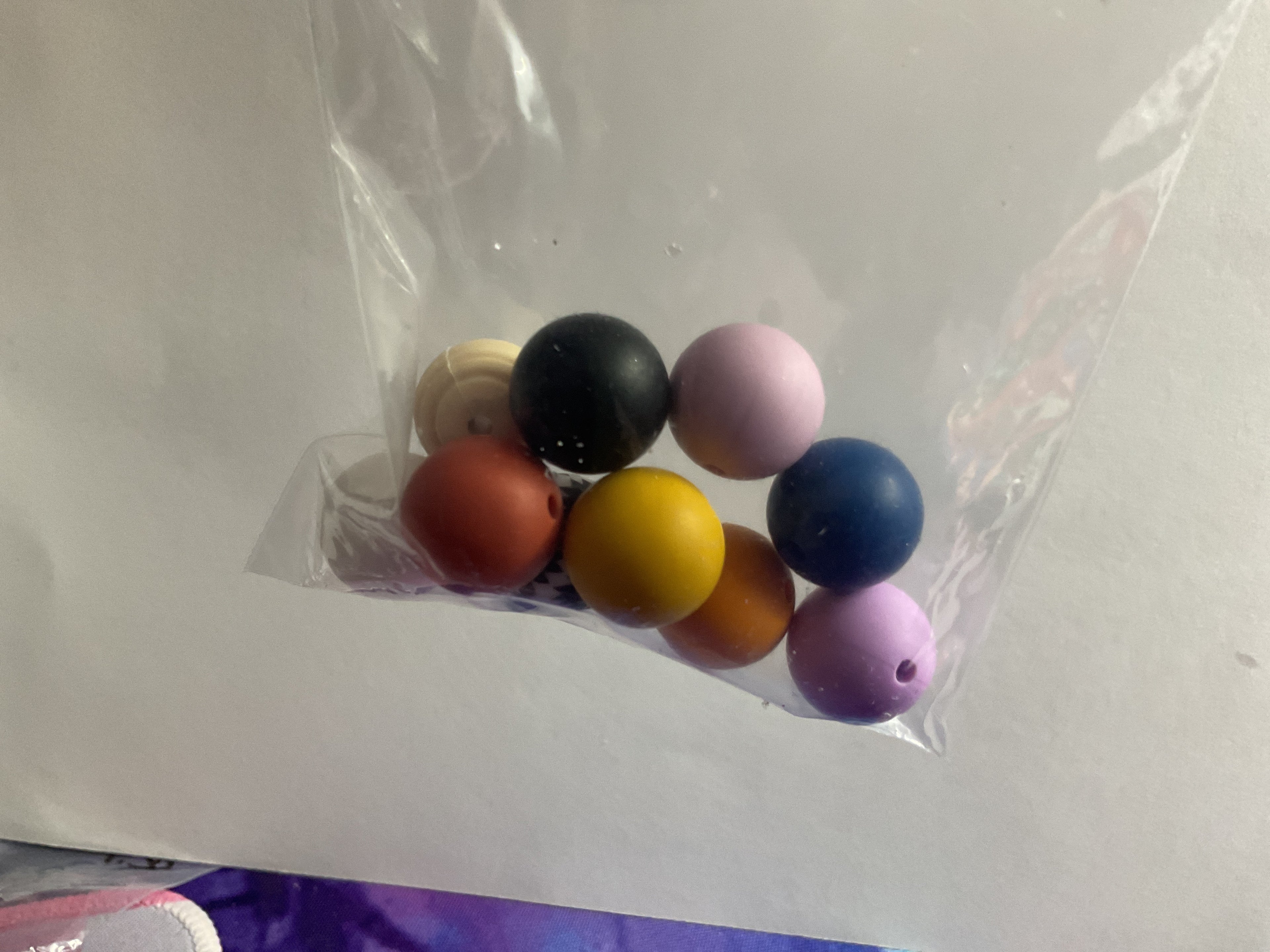 $3.00 Bags Of 14/16mm Silicone Beads