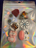 7 piece silicone focal beads #3