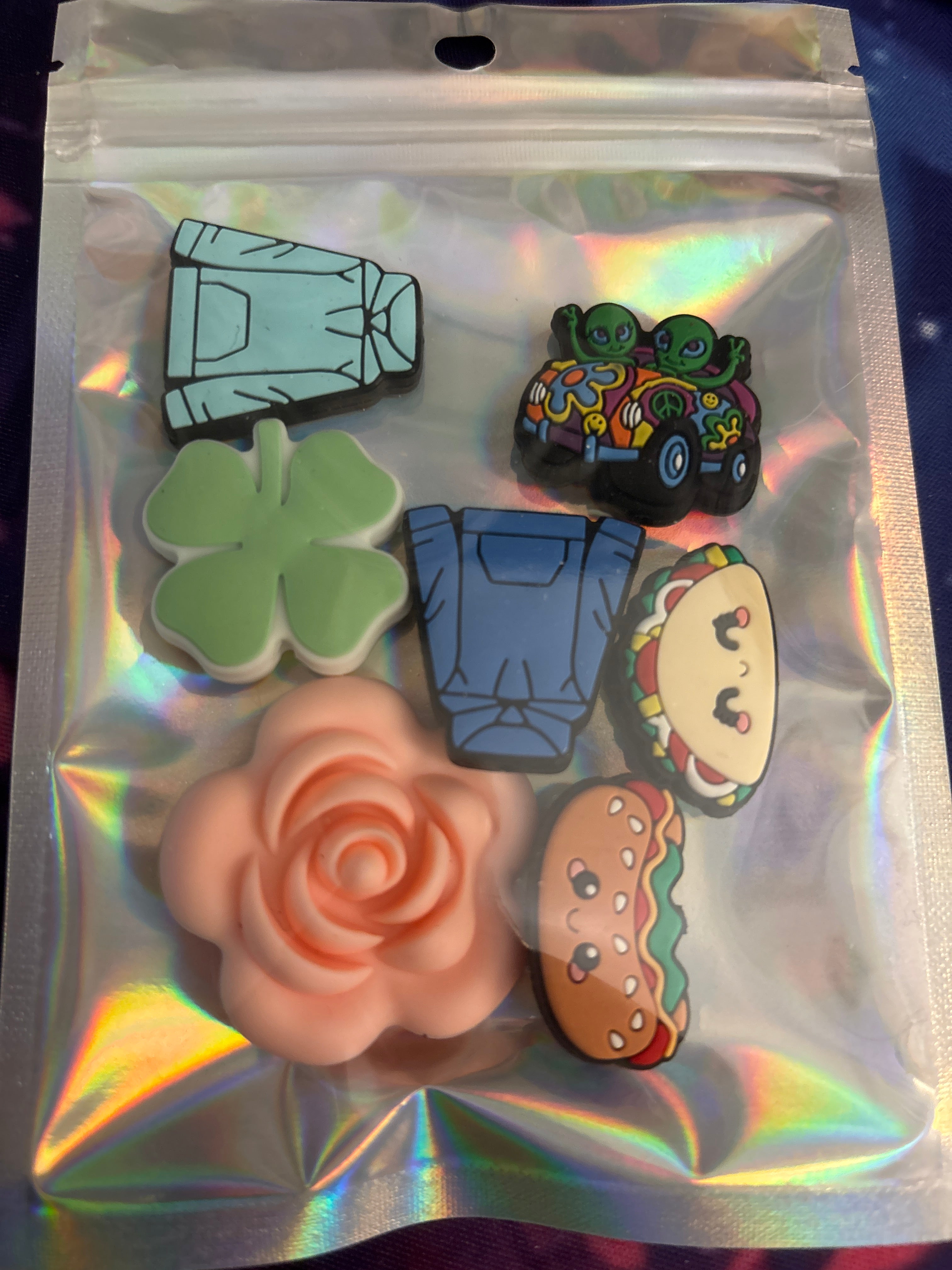 7 piece silicone focal beads #5
