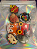 7 Piece Silicone Focal Beads #6